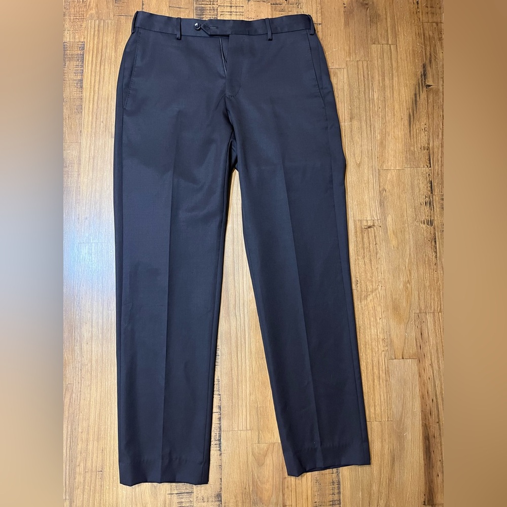 Zanella Wool Chocolate Trousers
